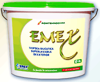 Exterior washable silicate paint “Emex”