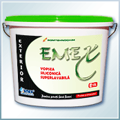 Silicone exterior washable paint “Emex”