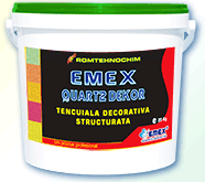 Tencuiala Decorativa Structurata “Emex Quartz Dekor”