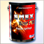 Fireproof paint for wood