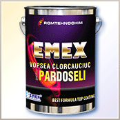 Chlorinated rubber paint for high traffic “Emex”